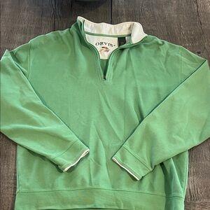 Orvis Spring Colored 3/4 zip pullover top